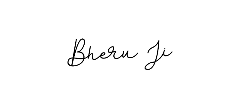 Use a signature maker to create a handwritten signature online. With this signature software, you can design (BallpointsItalic-DORy9) your own signature for name Bheru Ji. Bheru Ji signature style 11 images and pictures png