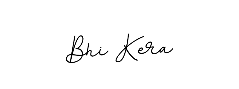 Make a beautiful signature design for name Bhi Kera. With this signature (BallpointsItalic-DORy9) style, you can create a handwritten signature for free. Bhi Kera signature style 11 images and pictures png