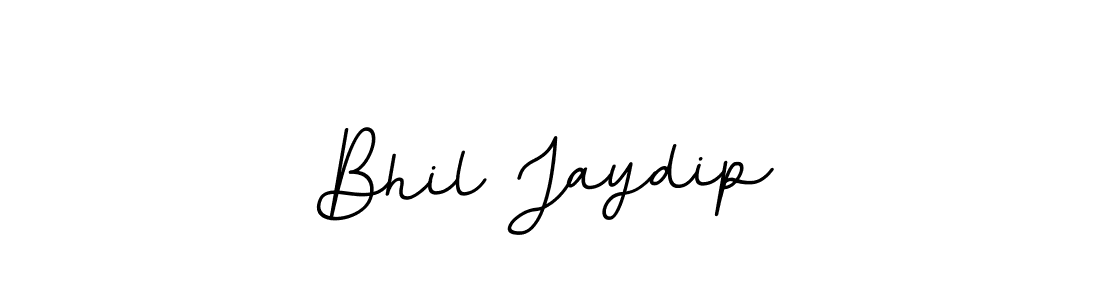 Design your own signature with our free online signature maker. With this signature software, you can create a handwritten (BallpointsItalic-DORy9) signature for name Bhil Jaydip. Bhil Jaydip signature style 11 images and pictures png