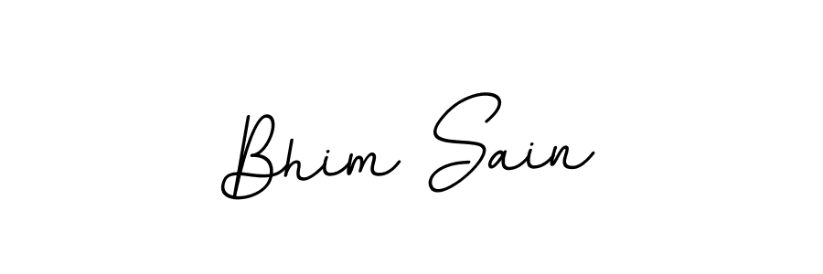 How to make Bhim Sain name signature. Use BallpointsItalic-DORy9 style for creating short signs online. This is the latest handwritten sign. Bhim Sain signature style 11 images and pictures png