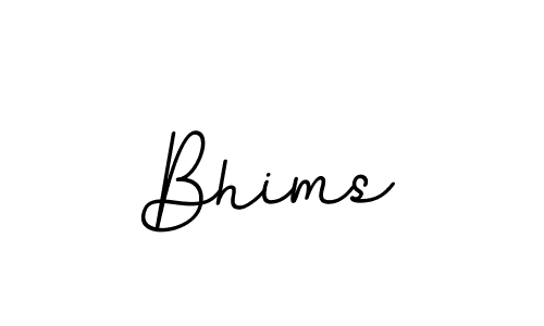Use a signature maker to create a handwritten signature online. With this signature software, you can design (BallpointsItalic-DORy9) your own signature for name Bhims. Bhims signature style 11 images and pictures png