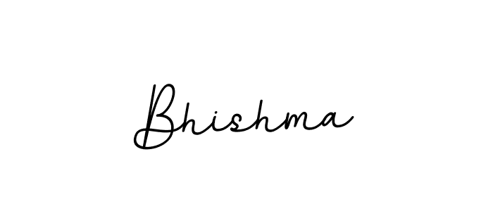 You should practise on your own different ways (BallpointsItalic-DORy9) to write your name (Bhishma) in signature. don't let someone else do it for you. Bhishma signature style 11 images and pictures png
