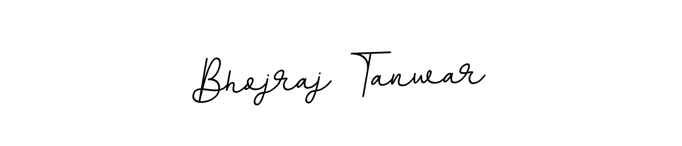 Make a beautiful signature design for name Bhojraj Tanwar. With this signature (BallpointsItalic-DORy9) style, you can create a handwritten signature for free. Bhojraj Tanwar signature style 11 images and pictures png