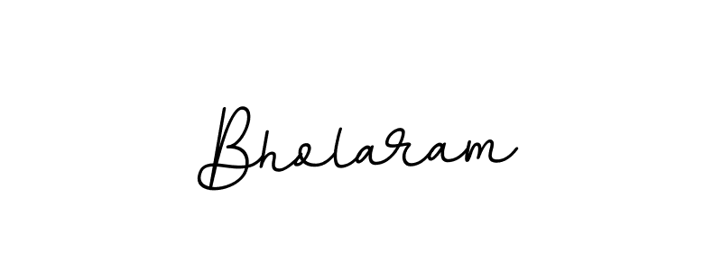Use a signature maker to create a handwritten signature online. With this signature software, you can design (BallpointsItalic-DORy9) your own signature for name Bholaram. Bholaram signature style 11 images and pictures png