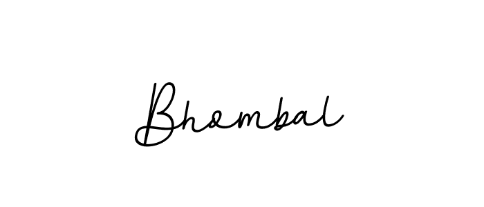 The best way (BallpointsItalic-DORy9) to make a short signature is to pick only two or three words in your name. The name Bhombal include a total of six letters. For converting this name. Bhombal signature style 11 images and pictures png