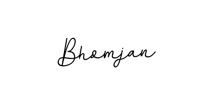 Make a beautiful signature design for name Bhomjan. Use this online signature maker to create a handwritten signature for free. Bhomjan signature style 11 images and pictures png