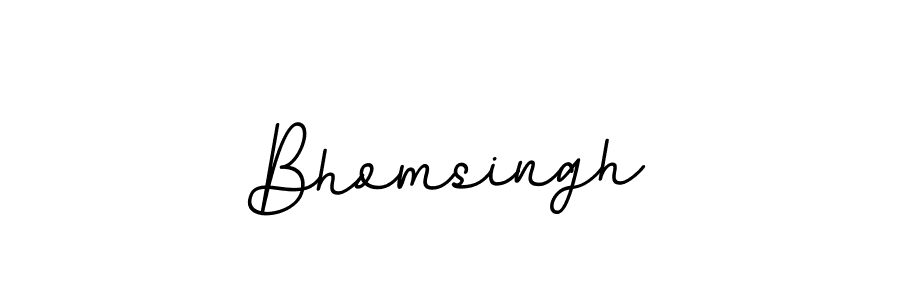 Similarly BallpointsItalic-DORy9 is the best handwritten signature design. Signature creator online .You can use it as an online autograph creator for name Bhomsingh. Bhomsingh signature style 11 images and pictures png