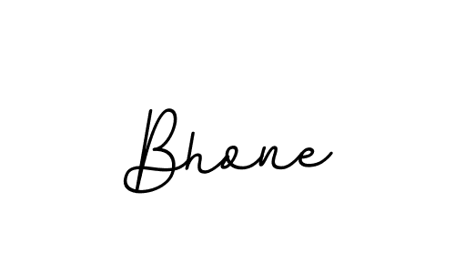 How to make Bhone name signature. Use BallpointsItalic-DORy9 style for creating short signs online. This is the latest handwritten sign. Bhone signature style 11 images and pictures png