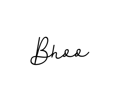 You should practise on your own different ways (BallpointsItalic-DORy9) to write your name (Bhoo) in signature. don't let someone else do it for you. Bhoo signature style 11 images and pictures png