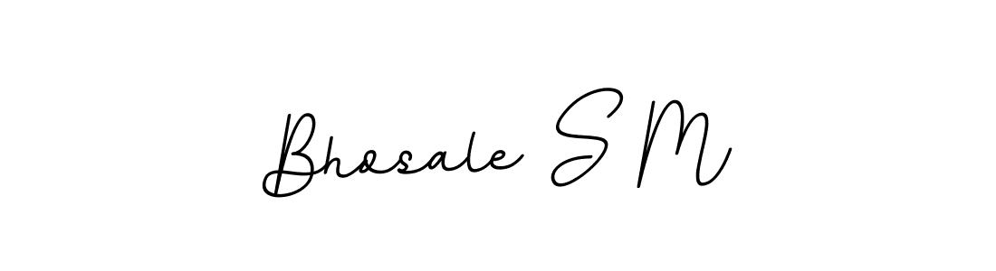 Create a beautiful signature design for name Bhosale S M. With this signature (BallpointsItalic-DORy9) fonts, you can make a handwritten signature for free. Bhosale S M signature style 11 images and pictures png