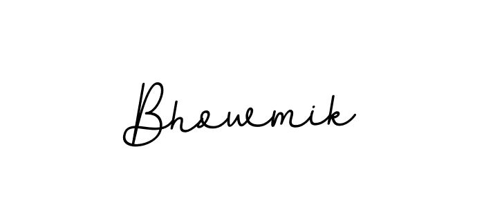 Make a beautiful signature design for name Bhowmik. Use this online signature maker to create a handwritten signature for free. Bhowmik signature style 11 images and pictures png