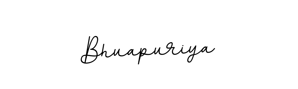 Create a beautiful signature design for name Bhuapuriya. With this signature (BallpointsItalic-DORy9) fonts, you can make a handwritten signature for free. Bhuapuriya signature style 11 images and pictures png