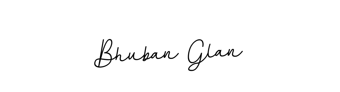 Create a beautiful signature design for name Bhuban Glan. With this signature (BallpointsItalic-DORy9) fonts, you can make a handwritten signature for free. Bhuban Glan signature style 11 images and pictures png