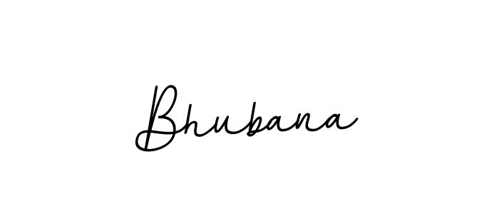 Make a beautiful signature design for name Bhubana. With this signature (BallpointsItalic-DORy9) style, you can create a handwritten signature for free. Bhubana signature style 11 images and pictures png