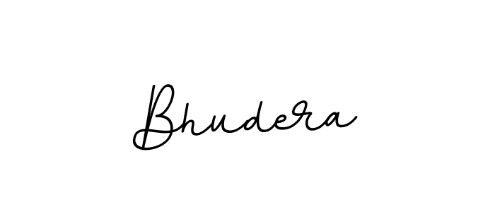 Make a beautiful signature design for name Bhudera. With this signature (BallpointsItalic-DORy9) style, you can create a handwritten signature for free. Bhudera signature style 11 images and pictures png