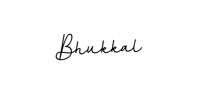 Use a signature maker to create a handwritten signature online. With this signature software, you can design (BallpointsItalic-DORy9) your own signature for name Bhukkal. Bhukkal signature style 11 images and pictures png