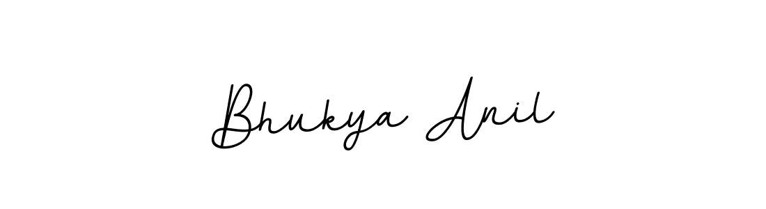 The best way (BallpointsItalic-DORy9) to make a short signature is to pick only two or three words in your name. The name Bhukya Anil include a total of six letters. For converting this name. Bhukya Anil signature style 11 images and pictures png