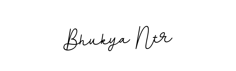 Make a beautiful signature design for name Bhukya Ntr. With this signature (BallpointsItalic-DORy9) style, you can create a handwritten signature for free. Bhukya Ntr signature style 11 images and pictures png