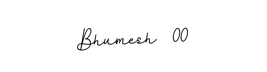Use a signature maker to create a handwritten signature online. With this signature software, you can design (BallpointsItalic-DORy9) your own signature for name Bhumesh  00. Bhumesh  00 signature style 11 images and pictures png