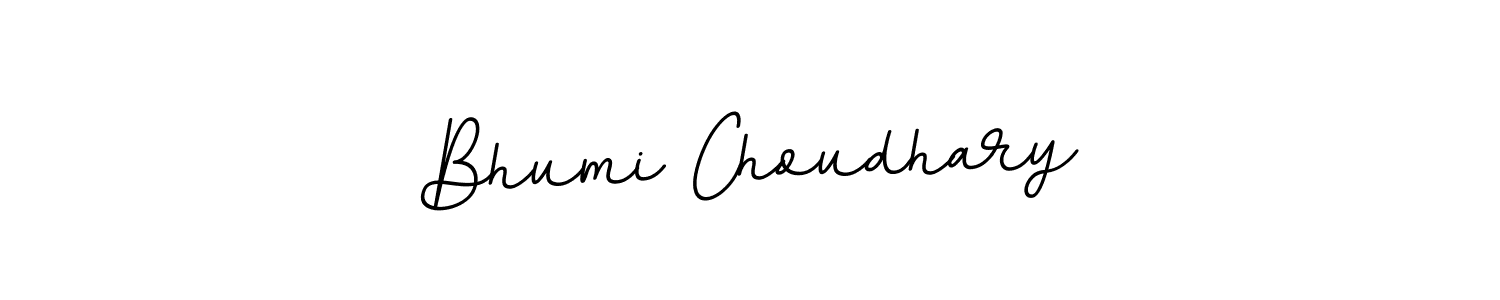 Design your own signature with our free online signature maker. With this signature software, you can create a handwritten (BallpointsItalic-DORy9) signature for name Bhumi Choudhary. Bhumi Choudhary signature style 11 images and pictures png