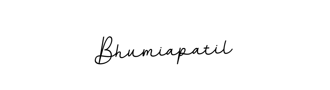 Design your own signature with our free online signature maker. With this signature software, you can create a handwritten (BallpointsItalic-DORy9) signature for name Bhumiapatil. Bhumiapatil signature style 11 images and pictures png