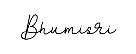 Discover how Bhumisri looks in an executive cursive font (BallpointsItalic-DORy9). Perfect for legal documents, invoices, and certificates. Bhumisri signature style 11 images and pictures png