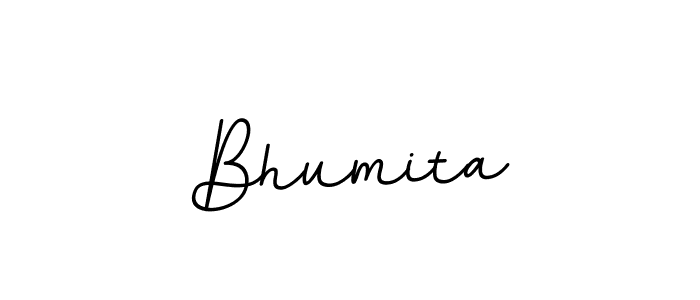 Create a beautiful signature design for name Bhumita. With this signature (BallpointsItalic-DORy9) fonts, you can make a handwritten signature for free. Bhumita signature style 11 images and pictures png