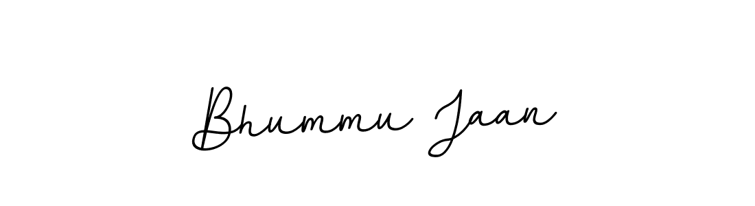 How to make Bhummu Jaan name signature. Use BallpointsItalic-DORy9 style for creating short signs online. This is the latest handwritten sign. Bhummu Jaan signature style 11 images and pictures png