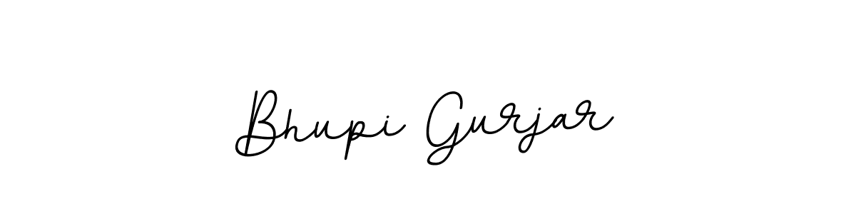 Make a beautiful signature design for name Bhupi Gurjar. With this signature (BallpointsItalic-DORy9) style, you can create a handwritten signature for free. Bhupi Gurjar signature style 11 images and pictures png