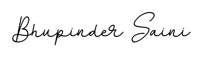 Elevate your brand with a stunning Bhupinder Saini eSignature. The BallpointsItalic-DORy9 style provides a balanced, flowing aesthetic for everyday signing. Bhupinder Saini signature style 11 images and pictures png