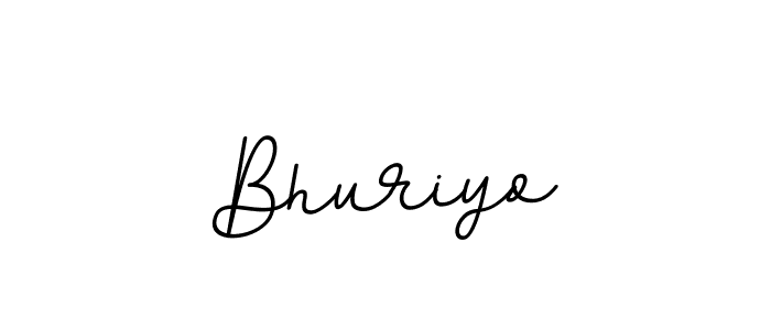 It looks lik you need a new signature style for name Bhuriyo. Design unique handwritten (BallpointsItalic-DORy9) signature with our free signature maker in just a few clicks. Bhuriyo signature style 11 images and pictures png