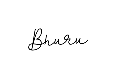 Create a beautiful signature design for name Bhuru. With this signature (BallpointsItalic-DORy9) fonts, you can make a handwritten signature for free. Bhuru signature style 11 images and pictures png