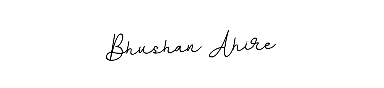 if you are searching for the best signature style for your name Bhushan Ahire. so please give up your signature search. here we have designed multiple signature styles  using BallpointsItalic-DORy9. Bhushan Ahire signature style 11 images and pictures png