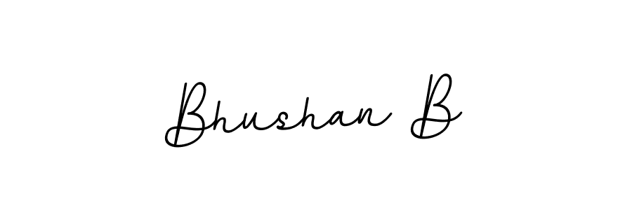 It looks lik you need a new signature style for name Bhushan B. Design unique handwritten (BallpointsItalic-DORy9) signature with our free signature maker in just a few clicks. Bhushan B signature style 11 images and pictures png
