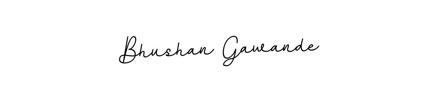 Bhushan Gawande stylish signature style. Best Handwritten Sign (BallpointsItalic-DORy9) for my name. Handwritten Signature Collection Ideas for my name Bhushan Gawande. Bhushan Gawande signature style 11 images and pictures png