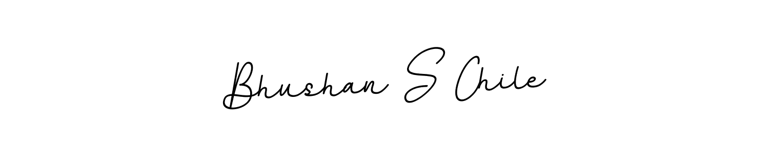 The best way (BallpointsItalic-DORy9) to make a short signature is to pick only two or three words in your name. The name Bhushan S Chile include a total of six letters. For converting this name. Bhushan S Chile signature style 11 images and pictures png