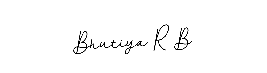 Here are the top 10 professional signature styles for the name Bhutiya R B. These are the best autograph styles you can use for your name. Bhutiya R B signature style 11 images and pictures png