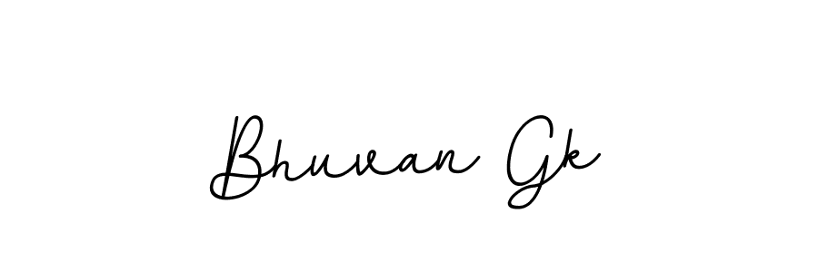 Create a beautiful signature design for name Bhuvan Gk. With this signature (BallpointsItalic-DORy9) fonts, you can make a handwritten signature for free. Bhuvan Gk signature style 11 images and pictures png