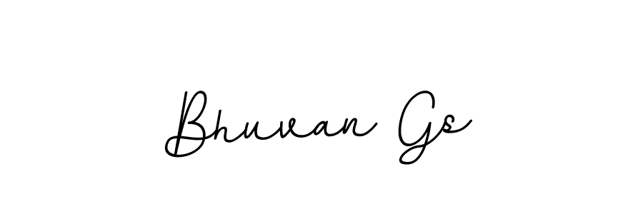 Design your own signature with our free online signature maker. With this signature software, you can create a handwritten (BallpointsItalic-DORy9) signature for name Bhuvan Gs. Bhuvan Gs signature style 11 images and pictures png