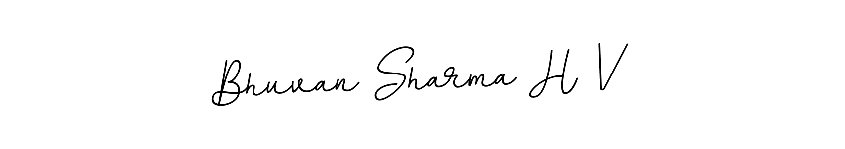 You can use this online signature creator to create a handwritten signature for the name Bhuvan Sharma H V. This is the best online autograph maker. Bhuvan Sharma H V signature style 11 images and pictures png