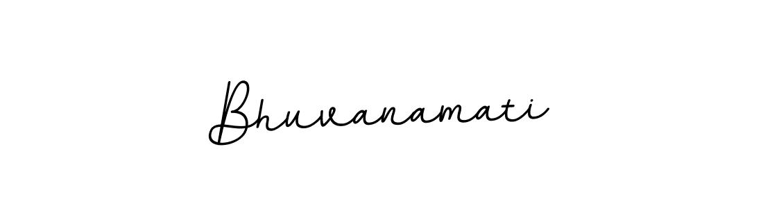 Design your own signature with our free online signature maker. With this signature software, you can create a handwritten (BallpointsItalic-DORy9) signature for name Bhuvanamati. Bhuvanamati signature style 11 images and pictures png