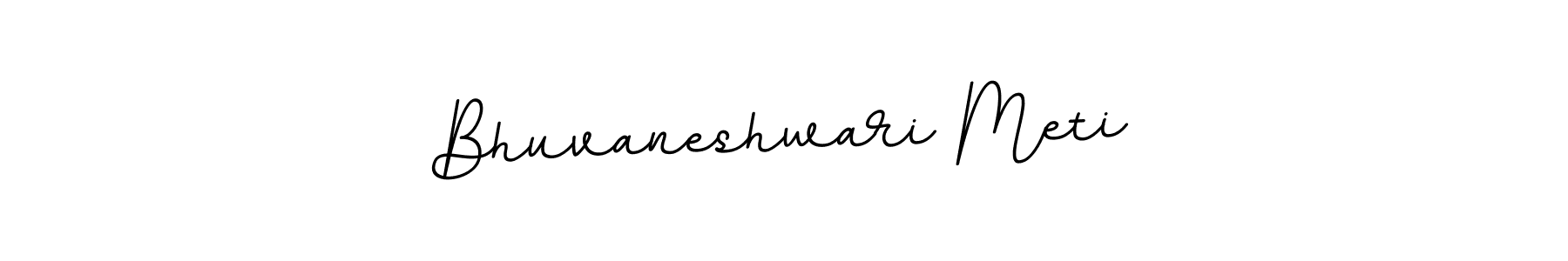 Make a beautiful signature design for name Bhuvaneshwari Meti. With this signature (BallpointsItalic-DORy9) style, you can create a handwritten signature for free. Bhuvaneshwari Meti signature style 11 images and pictures png