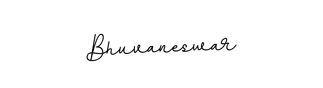 Use a signature maker to create a handwritten signature online. With this signature software, you can design (BallpointsItalic-DORy9) your own signature for name Bhuvaneswar. Bhuvaneswar signature style 11 images and pictures png