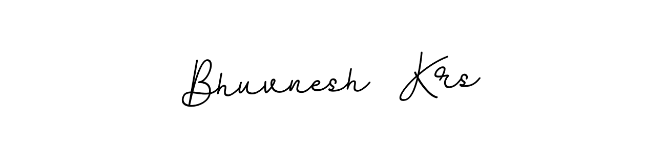 Use a signature maker to create a handwritten signature online. With this signature software, you can design (BallpointsItalic-DORy9) your own signature for name Bhuvnesh  Krs. Bhuvnesh  Krs signature style 11 images and pictures png