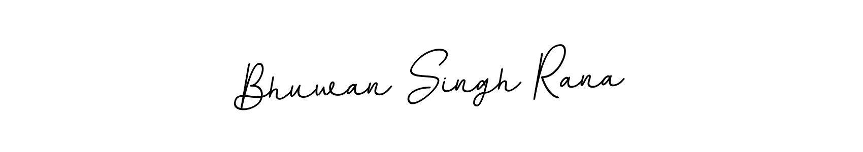 Make a beautiful signature design for name Bhuwan Singh Rana. With this signature (BallpointsItalic-DORy9) style, you can create a handwritten signature for free. Bhuwan Singh Rana signature style 11 images and pictures png