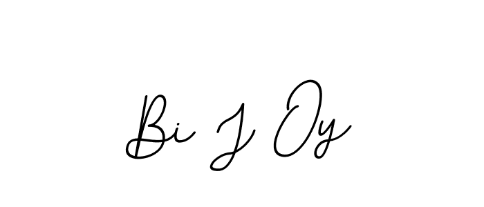 Also You can easily find your signature by using the search form. We will create Bi J Oy name handwritten signature images for you free of cost using BallpointsItalic-DORy9 sign style. Bi J Oy signature style 11 images and pictures png