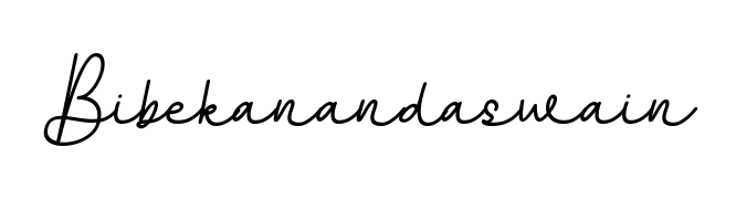 Designed for modern professionals: Bibekanandaswain name signature crafted with BallpointsItalic-DORy9 script. Ready for digital PDF workflows. Bibekanandaswain signature style 11 images and pictures png