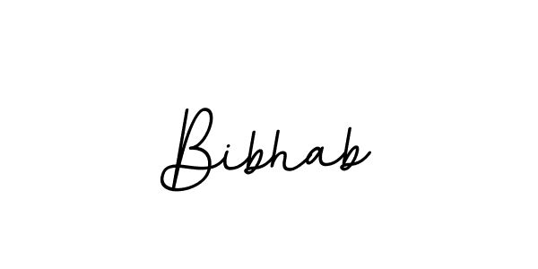 Make a beautiful signature design for name Bibhab. With this signature (BallpointsItalic-DORy9) style, you can create a handwritten signature for free. Bibhab signature style 11 images and pictures png