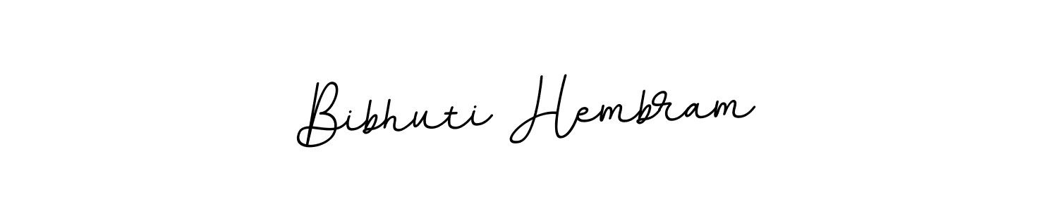 How to make Bibhuti Hembram name signature. Use BallpointsItalic-DORy9 style for creating short signs online. This is the latest handwritten sign. Bibhuti Hembram signature style 11 images and pictures png