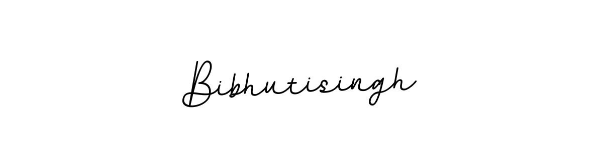 Create a beautiful signature design for name Bibhutisingh. With this signature (BallpointsItalic-DORy9) fonts, you can make a handwritten signature for free. Bibhutisingh signature style 11 images and pictures png